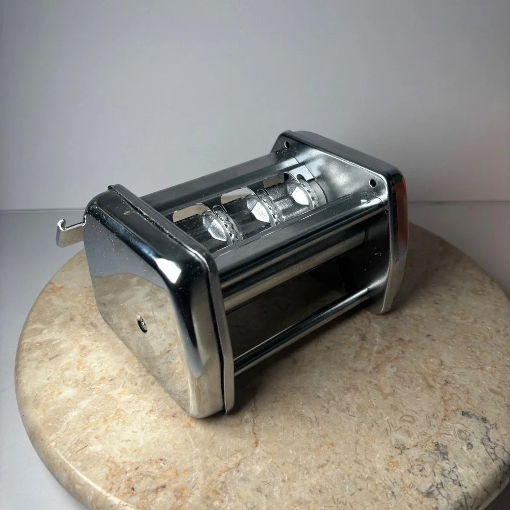Imperia Ravioli Maker Attachment OS Silver Chrome Italian Pasta Machine